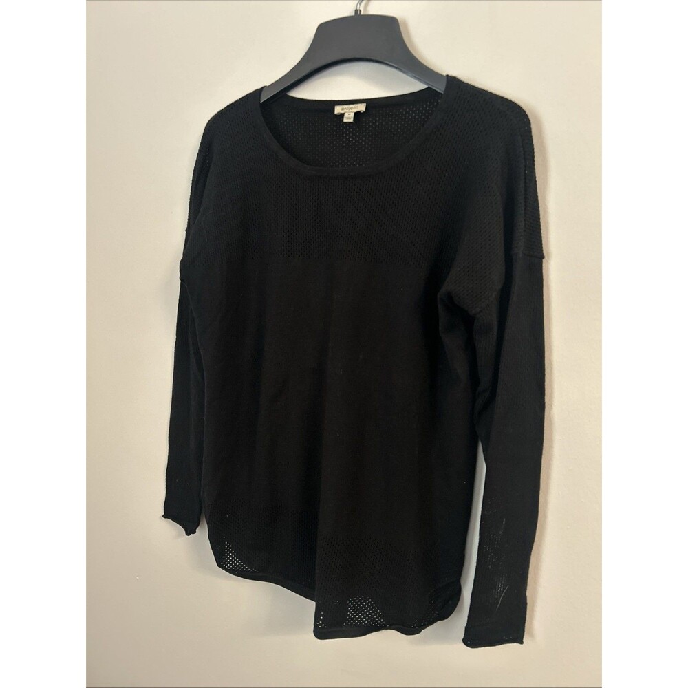 Women’s Medium Long Sleeve Project Crewneck Top W/Mesh